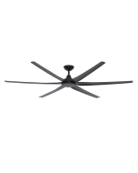 GLIDE 80 INCH DC 6 BLADE CEILING FAN BLACK 60157