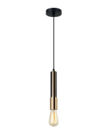 GOLDA Interior Tube with Brass Highlight Pendant Lights GOLDA2