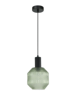 MARACA Glass Jar w/ Quadrilateral Segment Pendant Lights MARACA2