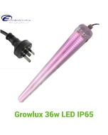 36W LED Grow Light Hydroponic Full Spectrum Veg Flower Plant Light Fixture ELE-T8LEDFS2X18WIP65FP