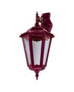 Chester Downward Wall Light Large Burgundy - 15070