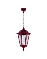 Chester Pendant Light Large Burgundy - 15082	