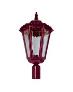 Chester Post Top Light Large Burgundy - 15088	