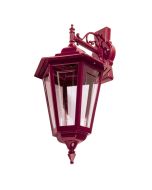 Turin Downward Wall Light Large Burgundy - 15490	