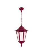 Turin Pendant Light Large Burgundy - 15502	