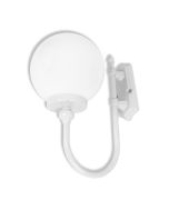 Lisbon 25cm Sphere Wall Light White - 15667	