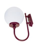 Lisbon 30cm Sphere Wall Light Burgundy - 15670	