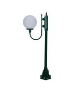 Lisbon 25cm Sphere Curved Arm Short Post Light Green - 15677	