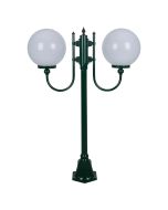 Lisbon Twin 30cm Spheres Curved Arms Short Post Light Green - 15695	