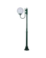 Lisbon 30cm Sphere Curved Arm Medium Post Light Green - 15707	