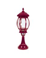 Vienna Pillar Mount Light Large Burgundy - 16000	