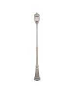 Vienna Three Head Curved Arm Tall Post Light Beige - 16010	