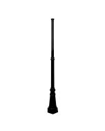 Turin 1.93 Meter Tall Base Exterior Post Black - 16040	