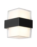 Haast Exterior Wall Light in Black - HAAS2EBLK