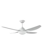 White Harmony 2 48" 1200mm Indoor/Outdoor Ceiling Fan With 15W LED Light