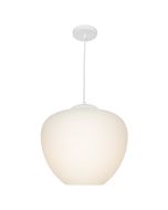 Cougar Lighting Helena 1lt White Large Pendant - HELE1PLWHT