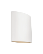 Herron Exterior Wall Light in White - HERR2EWHT