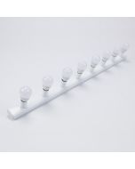 Hollywood 8 Light Vanity Wall Light White - 16360	