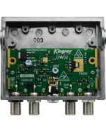 Kingray DW32 32dB Distribution Amplifier, Separate or Combined inputs, 44-230MHz, 520-860MHz, PSK06F