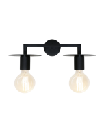 Inka 2 Light Wall Light Black - INKA2WBLK