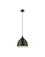 Jade 220mm 1 Light Pendant Black - 31415	