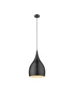 Jade 240mm 1 Light Pendant Black - 31420	