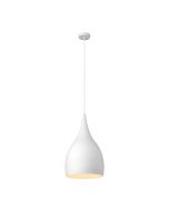 Jade 240mm 1 Light Pendant White - 31421