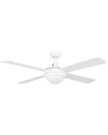 Tempest II White 52" AC Ceiling Fan with Light White B22- 99988/05