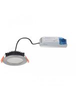 Low profile 10W LED Dimmable Downlight Satin Chrome LDE90-SC Superlux