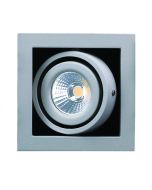 6.5W LED Single Frame Light Silver/Grey, White LDL-GIM1-SI Superlux