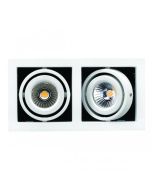 LED Double Frame Light White, Silver/Grey 6.5W LDL-GIM2-WH Superlux