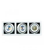 LED Triple Frame Light White 6.5W LDL-GIM3-WH Superlux