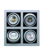 LED Triple Frame Light Silver/Gray 6.5W LDL-GIM4-SI Superlux