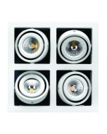 LED Triple Frame Light White 6.5W LDL-GIM4-WH Superlux