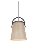  PENDANT ES 72W Natural Oak Ellipse  LEGNA1 CLA Lighting 