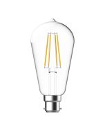 LED FILAMENT ST64 CLR 7.2W PEAR DIM / B22 6500K 65935