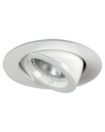 CHIP 7W LED ADJ DLIGHT COMPLETE WHITE / 3000K - LF3824/3000WH