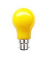 Yellow Party Light Globe LED 3w Bayonet Cap