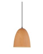 PENDANT ES 72W OBLONG Cherry Golden Oak IRON ALU LIGNA02 CLA Lighting 