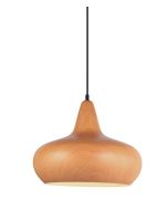 PENDANT ES 72W WINE GLASS Cherry Golden Oak IRON ALU LIGNA05 CLA Lighting 