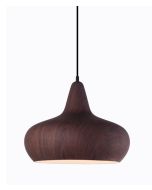 PENDANT ES 72W WINE GLASS Black Walnut IRON ALU LIGNA06 CLA Lighting 