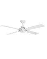 Four Seasons Link 1220mm 4 Blade Ceiling Fan Only White - FSL124W