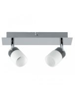 LED Double Bar Spotlight Satin Chrome 6W LSLB-B2-CH Superlux