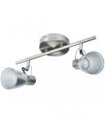 LED Double Bar Spotlight Satin Chrome 6W LSLR-B2-SC Superlux