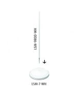 Low Cost Floor Stand For Equipoise White LSM-9ROD-WH Superlux