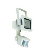 FOCO 10W LED SENSOR FLOOD LIGHT with Sensor WHITE IP44 - LW7411WH