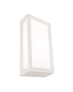 Lyon 1lt Wall Light White LYON1EWHT Cougar Lighting