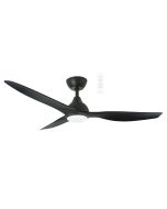 Avoca DC 48" Smart WIFI Ceiling fan with Dimmable CCT LED Light In Black MADC1233MMR