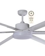 Albatross 72″ DC Ceiling Fan With 24W LED Light and Remote White MAFML3WR Martec