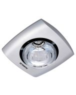 Contour Single Heat Ceiling Mount Unit Only Silver